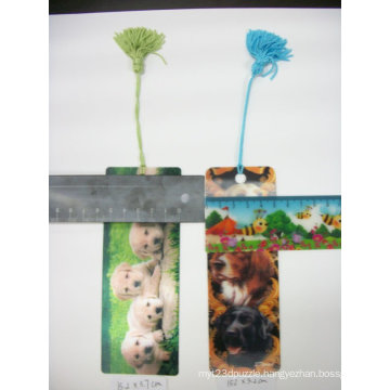 2015 Simple Lenticular Bookmarks with 3D Effect